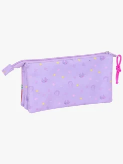 UnicornAcademy Kreativt Legetøj*Unicorn Academy Penalhus med 3 Rum, Lilla