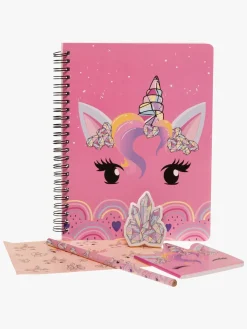 UnicornGems Kreativt Legetøj>Unicorn Gems Skrivesæt med Klistermærker