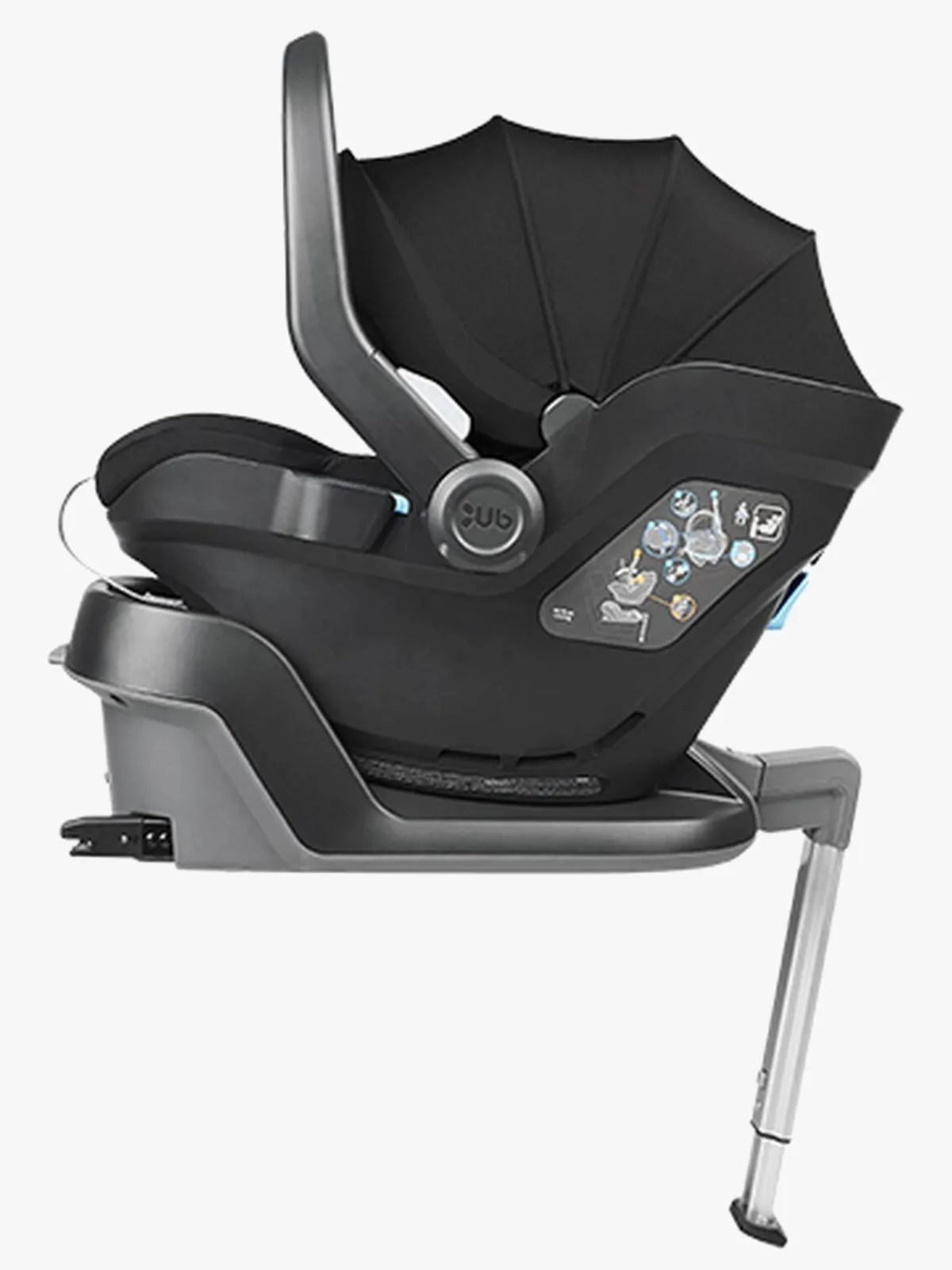 UPPAbaby Autostole 0-13 Kg>MESA i-Size Autostol Baby, Jake Black