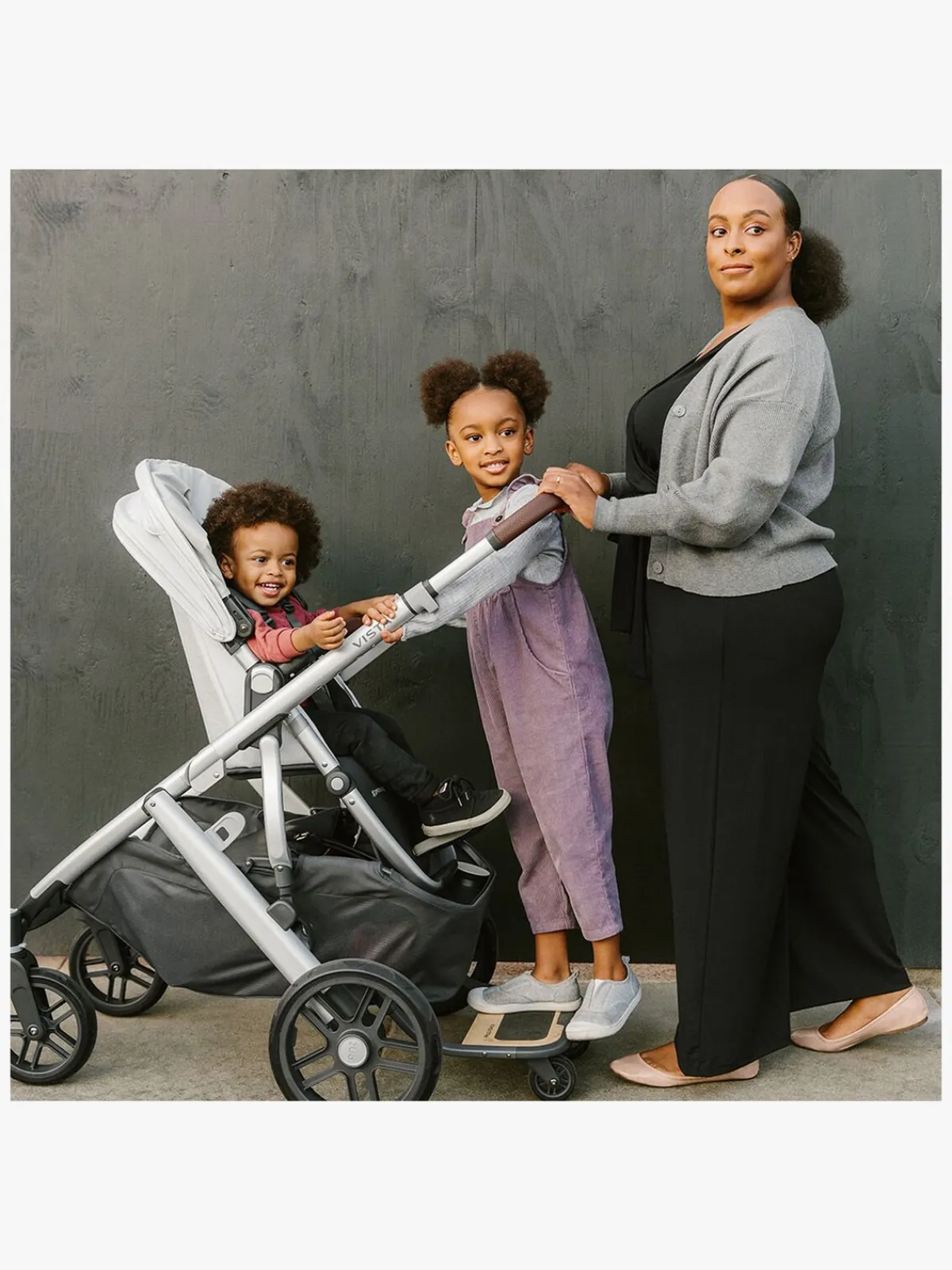 UPPAbaby Duo- & Kombivogne*VISTA V2 Duovogn, Bryce White Hvid