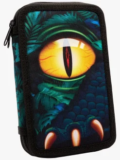 ValiantDino Valiant Dino T-REX Adventure Fyldt Dobbelt Penalhus, Grøn