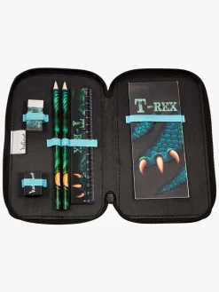 ValiantDino Valiant Dino T-REX Adventure  Fyldt Dobbelt Penalhus, Grøn