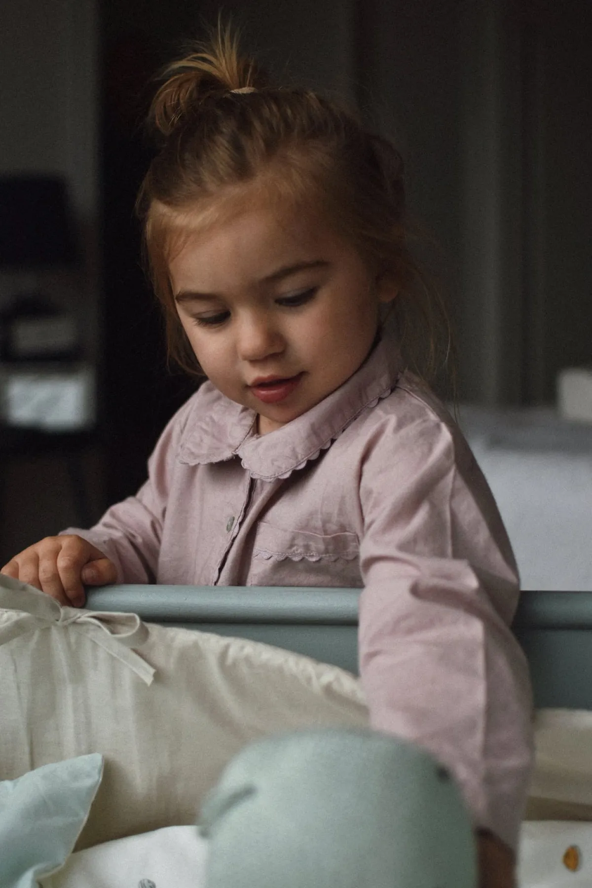 Børn VanillaCopenhagen Sengerand Tremmeseng, Oyster Grey