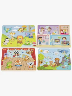 VIGA Spil & Puslespil>4-i-1 Lydpuslespil