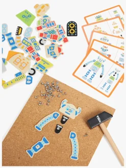 VIGA Kreativt Legetøj*Kreasæt Byg Din Robot Blå/Orange