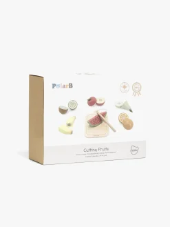 VIGA Rolleleg></noscript>Legesæt med Frugt og Skærebræt