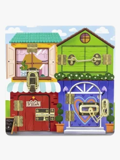 Børn VIGA Legetøj Til Børn På 0-10 År|Spil & Puslespil></noscript>Låsebræt Dyr