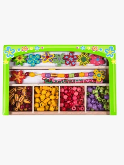 VIGA Kreativt Legetøj*Træperler Flower Flerfarvet