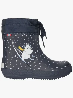 Børn VikingFootwear Viking Alv Indie Moomin Forede Gummistøvler, Navy