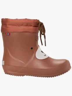 Børn VikingFootwear Viking Alv Indie Print Gummistøvler, Cognac