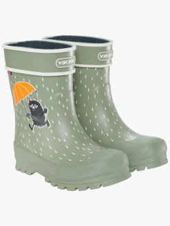 Børn VikingFootwear Viking Alv Jolly Mumitroldene Gummistøvler, Green