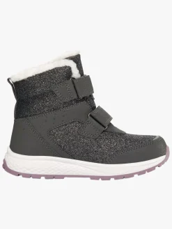 VikingFootwear Støvler & Vinterstøvler*Viking Equip Glitter 2V WP Vinterstøvler, Charcoal/Dusty Pink
