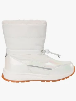 Børn VikingFootwear Støvler & Vinterstøvler>Viking Equip Shine Pull-On WP Vinterstøvler, Eggshell