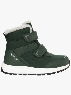 Børn VikingFootwear Støvler & Vinterstøvler>Viking Equip WP 2V Vinterstøvler, Pine/Black