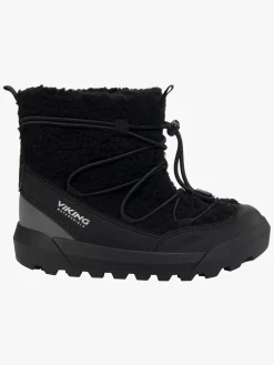 Børn VikingFootwear Støvler & Vinterstøvler>Viking Expower Flake WP SL Vinterstøvler, Sort
