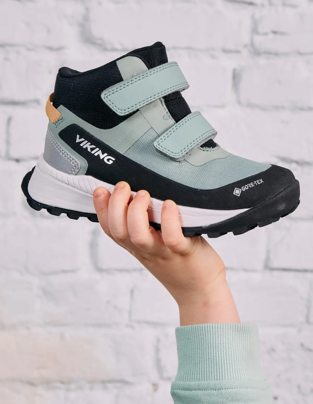 Børn VikingFootwear Sneakers>Viking Expower Mid GTX 2V Sneakers, Green