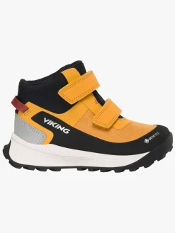 VikingFootwear Sneakers*Viking Expower Mid GTX 2V Sneakers, Mustard Hvid/Sort/Gul