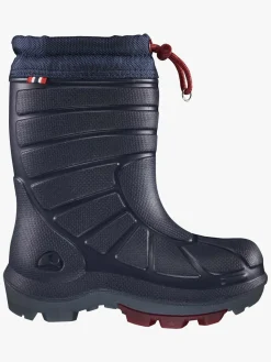 Børn VikingFootwear Støvler & Vinterstøvler>Viking Extreme Forede Gummistøvler, Navy/Dark red