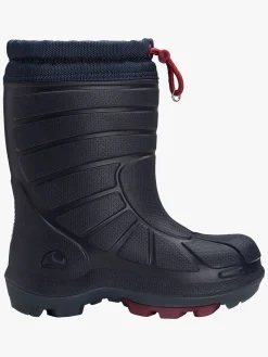 Børn VikingFootwear Støvler & Vinterstøvler>Viking Extreme  Forede Gummistøvler, Navy/Dark red