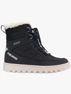 Børn VikingFootwear Viking Fleek Zip GTX Vinterstøvler, Sort
