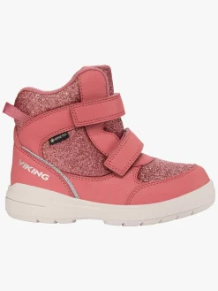 Børn VikingFootwear Viking Fun Glitter 2V GTX Vinterstøvler, Pink