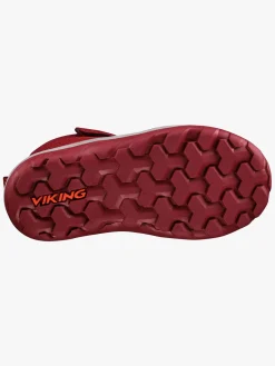 Børn VikingFootwear Viking Hernes GTX Vinterstøvler, Dark Red/Red