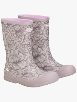 VikingFootwear Gummistøvler*Viking Indie Print Gummistøvler, Dusty Pink/Cream Lyserød