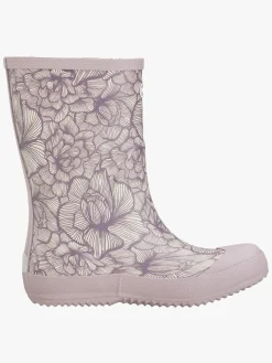 VikingFootwear Gummistøvler*Viking Indie Print Gummistøvler, Dusty Pink/Cream Lyserød