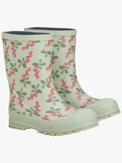 VikingFootwear Gummistøvler*Viking Jolly Print Gummistøvler, Mintgrøn/Lyserød Grøn/Lyserød