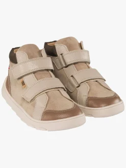 Børn VikingFootwear Sneakers>Viking Molde Barefoot Mid TEX 2V Sneakers, Dark Natural