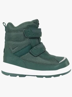 Børn VikingFootwear Viking Play Reflex 2V GTX Vinterstøvler, Mørkegrøn/Grøn