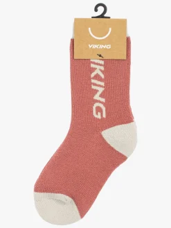 VikingFootwear Undertøj*Viking Play Strømper Merinomix, Pink