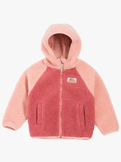 Børn VikingFootwear Viking Play Vendbar Fleecetrøje, Pink