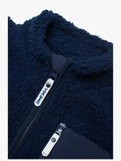 Børn VikingFootwear Viking Playtime Fleecetrøje, Navy