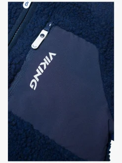 Børn VikingFootwear Viking Playtime Fleecetrøje, Navy