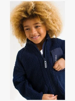 Børn VikingFootwear Viking Playtime Fleecetrøje, Navy