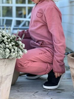 Børn VikingFootwear Viking Playtime Fleecetrøje, Pink