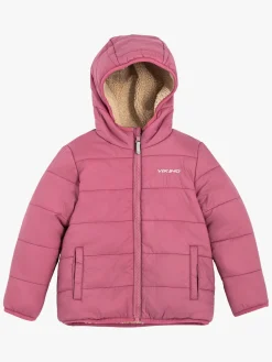 Børn VikingFootwear Viking Playtime Vendbar Dynejakke, Plum