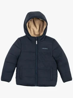 Børn VikingFootwear Viking Playtime Vendbar Dynejakke/fleecetrøje, Navy