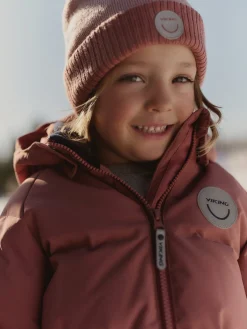 Børn VikingFootwear Viking Toasty Pom Pom Hue, Pink