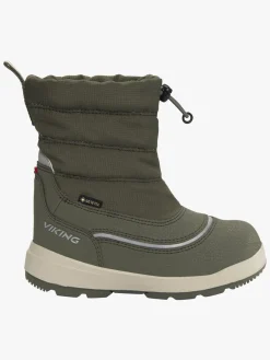 Børn VikingFootwear Støvler & Vinterstøvler>Viking Toasty Pull-on GTX Vinterstøvler, Olive