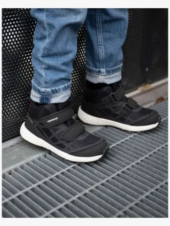 Børn VikingFootwear Viking Veme Reflex 2V Mid GTX Sneakers, Black/White