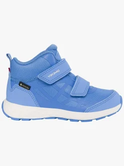 Børn VikingFootwear Viking Veme Reflex 2V Mid GTX Sneakers, Blue/Eggshell