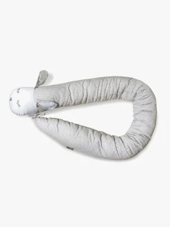 VinterBloom Børnesenge & Tilbehør*Vinter & Bloom Nordic Leaf Bumper Buddy, Calm Grey Grå/Hvid