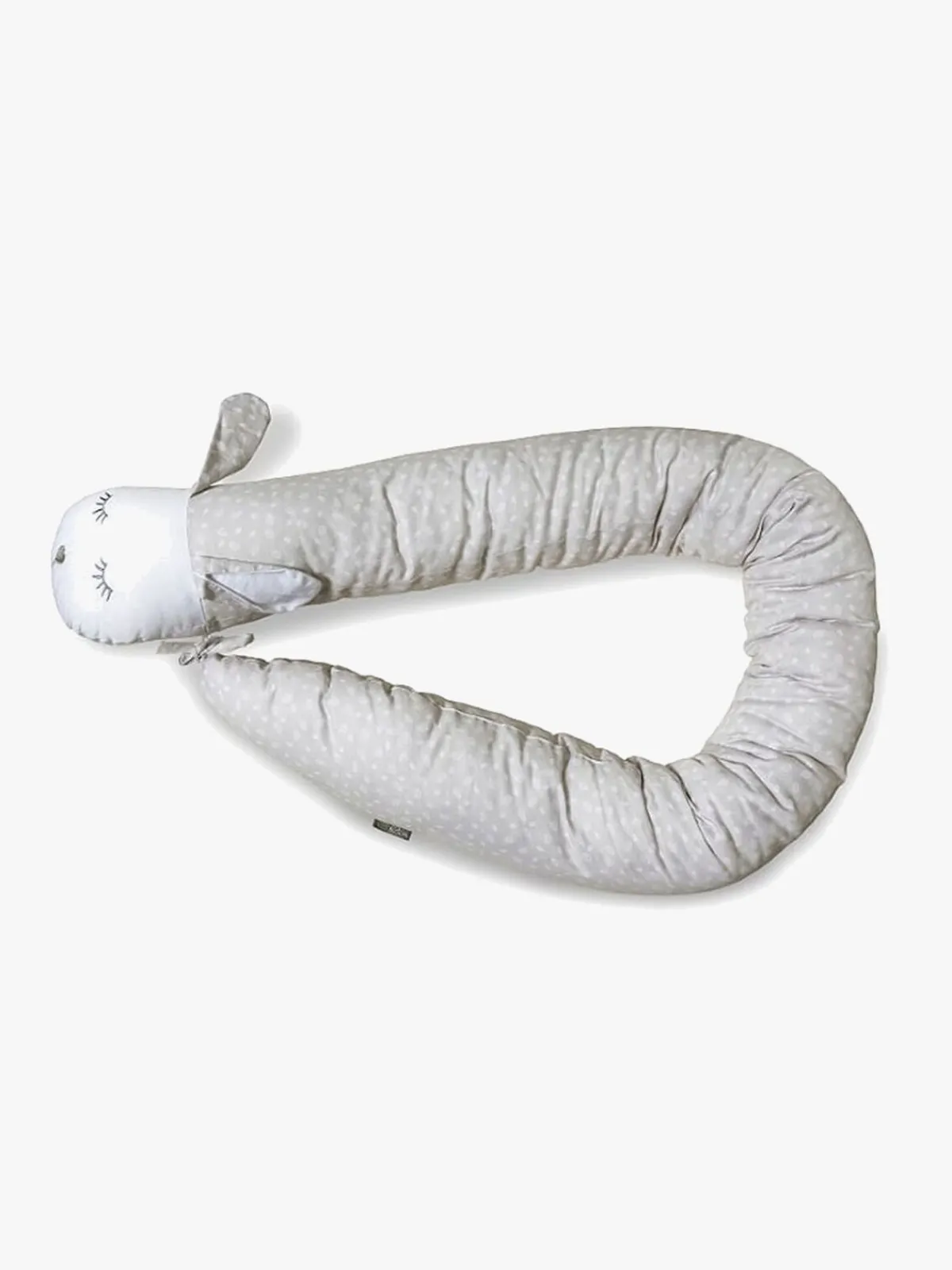 VinterBloom Børnesenge & Tilbehør*Vinter & Bloom Nordic Leaf Bumper Buddy, Calm Grey Grå/Hvid