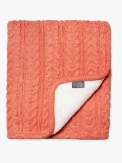VinterBloom Interiør*Vinter & Bloom Tæppe Cuddly, Soft Coral Orange
