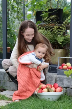 VinterBloom Interiør*Vinter & Bloom Tæppe Cuddly, Soft Coral Orange