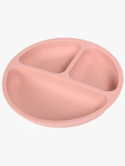 Virgel Spisetid*Tallerken & Bestik Silikone, Muted Lyserød