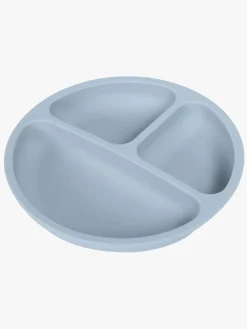 Virgel Spisetid*Tallerken & Bestik Silikone, Ether Blå