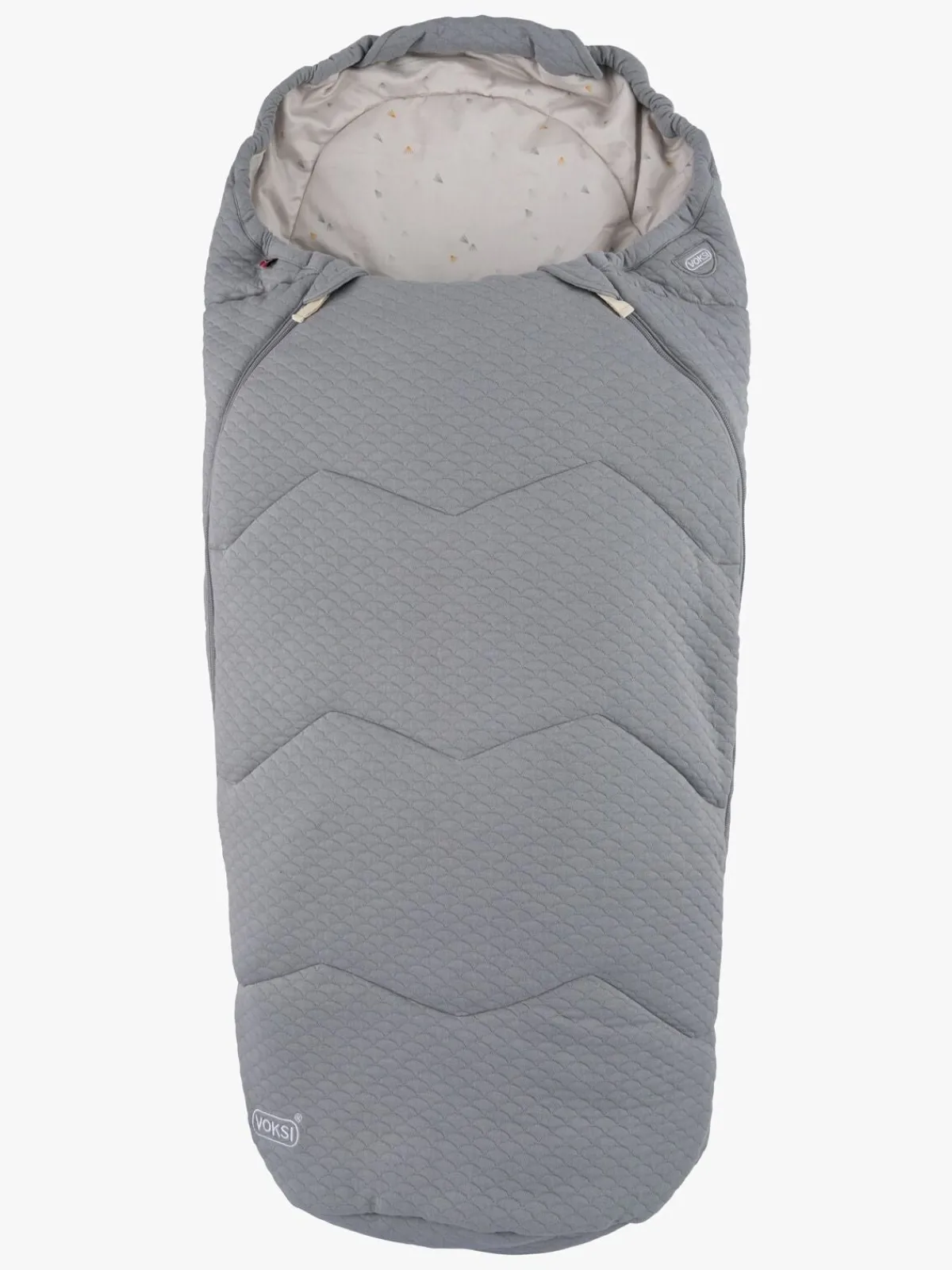 Voksi Køreposer>Breeze Light Kørepose, Grey Footprints